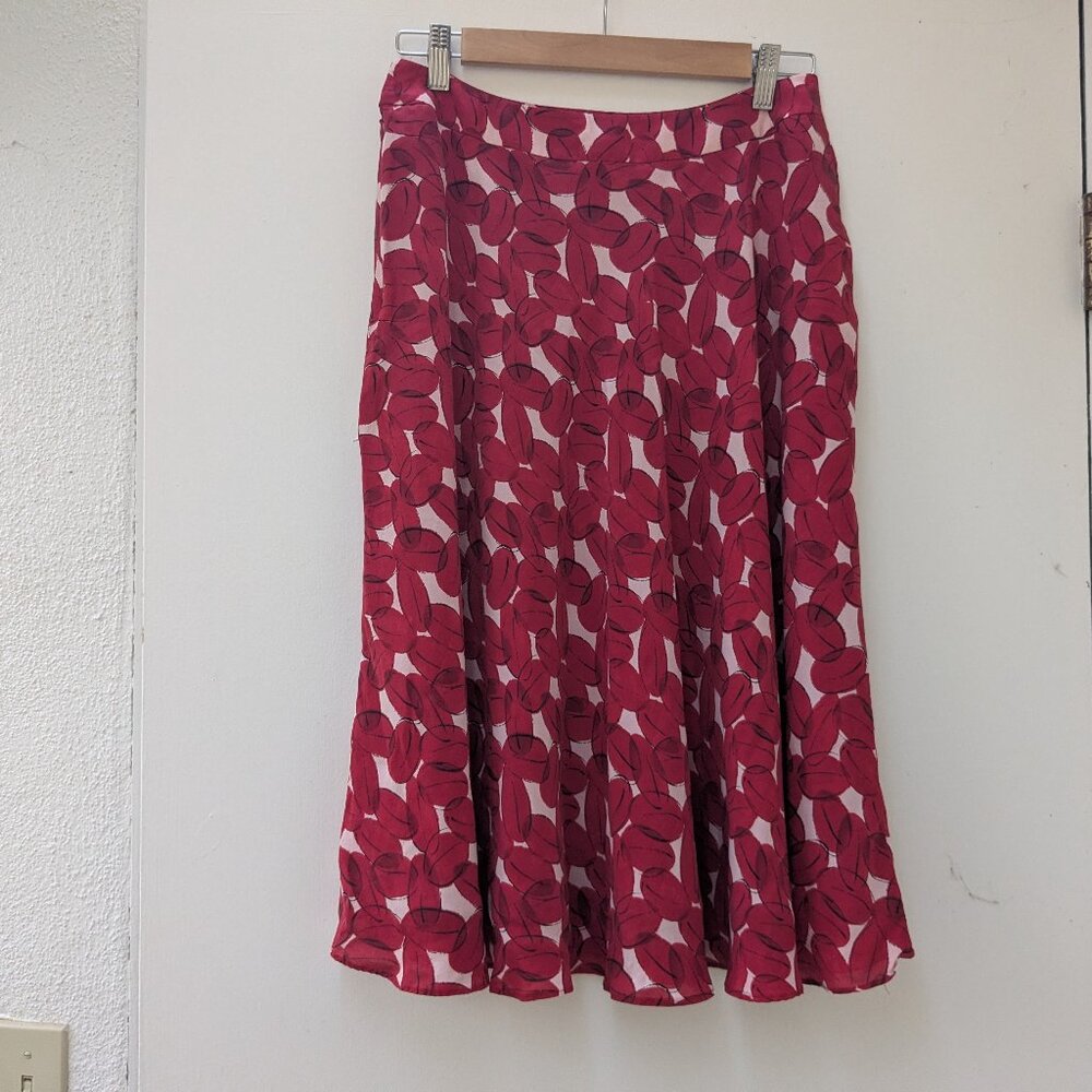 100% silk skirt